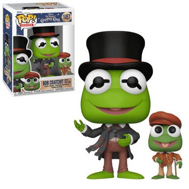 Pop! Movies: The Muppets Christmas Carol - Kermit as Bob Cratchit with Tiny Tim - RetroFestive.ca