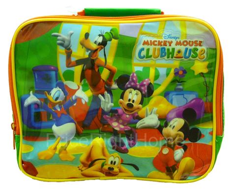 MICKEY MOUSE CLUBHOUSE INSULATED LUNCH BOX BAG NEW | eBay