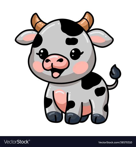 Cute Baby Cow Clipart