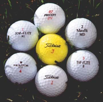 Recycled golf Balls: Best Quality Recycled Golf Balls - Name Brand Recycled Golf Balls Series.