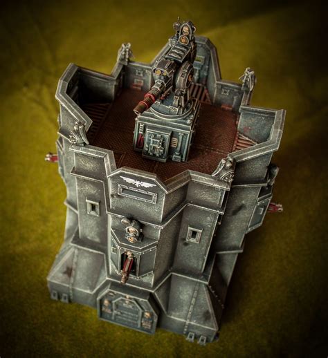 Rot Forge: Imperial bastion | Wargaming terrain, Warhammer 40k artwork, Warhammer
