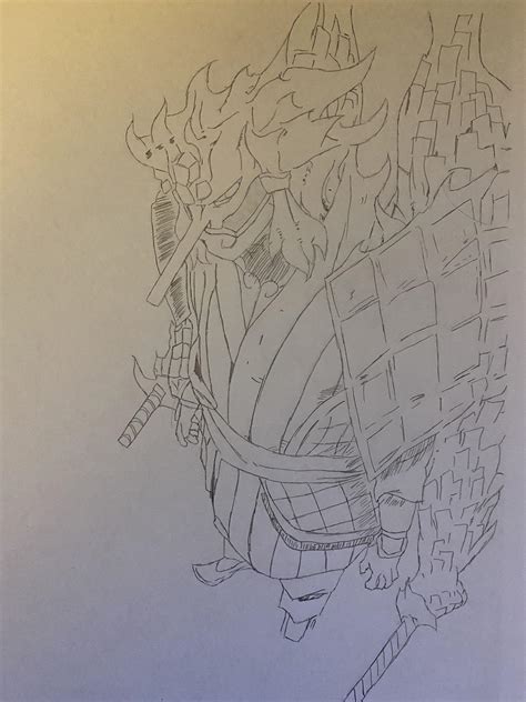 Sasuke Uchiha Susanoo Drawing