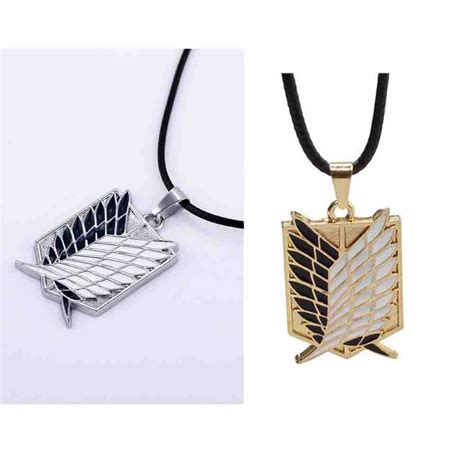 Attack On Titan Survey Corps Necklace Pendant Anime Jewelry Cosplay Wholesale – Online wholesale ...