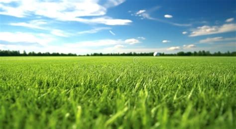 The Grass Makes a Perfect Grass Field Football Field Stock Image ...