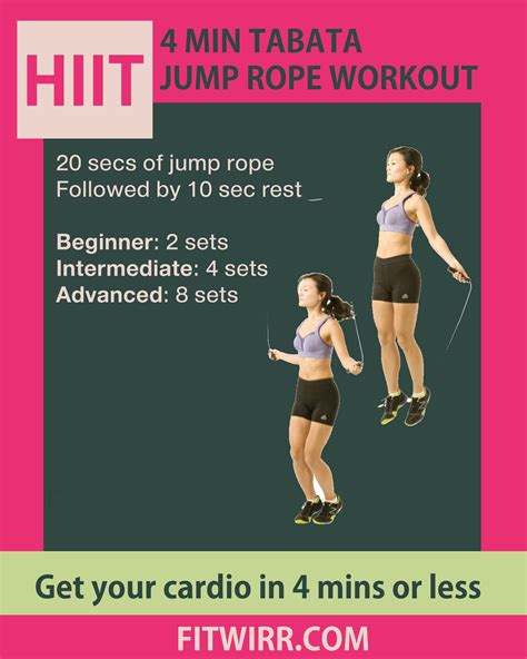 Category: Workout - Fitwirr | Jump rope workout, Jump rope, Jump rope workout challenge