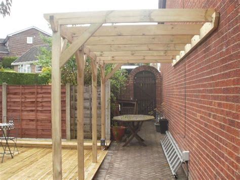 Timber Lean-to Pergola DIY Complete Kit, Various | ubicaciondepersonas ...