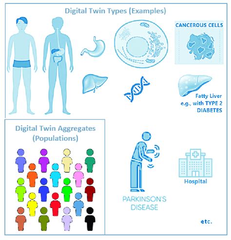 Key concepts and examples of human digital twins: digital twin types ...