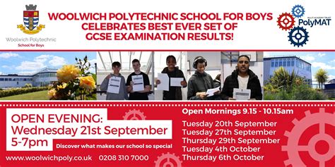 Woolwich Polytechnic School for Boys - Open Events - Discover what ...