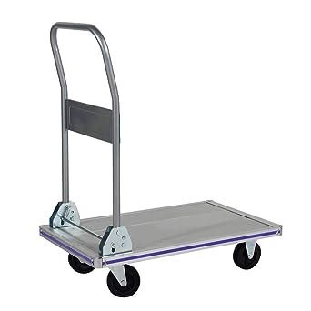 sogesfurniture Heavy Duty 330 lbs Flatbed Cart Single Handle Capacity Folding Platform Cart ...