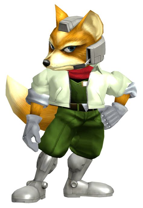 Made a high resolution cutout of Melee Fox's victory pose (5k) : r/smashbros