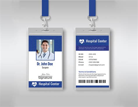 Hospital Staff ID Card Design | Behance :: Behance