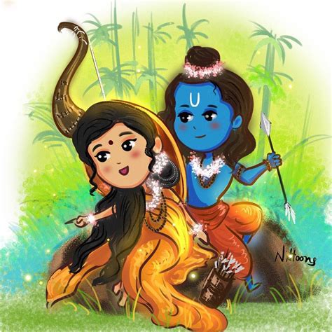 ram and sita | Lord krishna wallpapers, Lord rama images, Krishna radha painting