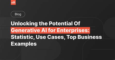 Generative AI Application for Business & Enterprise: Use Cases, Examples [2024]