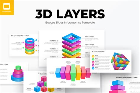 3D Layers Infographics Google Slides Template | Nulivo Market