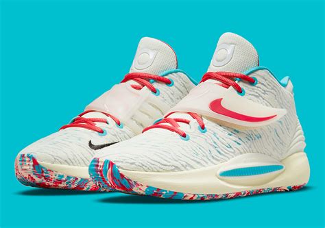 Nike KD 14 "Multi-color" CW3935-700 Release Info | SneakerNews.com