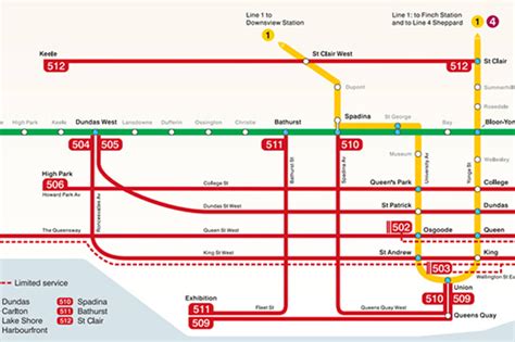 New TTC map combines subway and streetcar routes