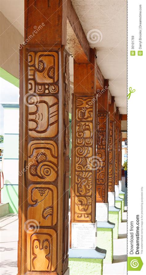 Carved Wood Columns stock image. Image of carved, decorative - 30101769