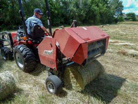 Ibex TX31 Mini Round Baler with Twine Wrap | Small tractors, Baler ...