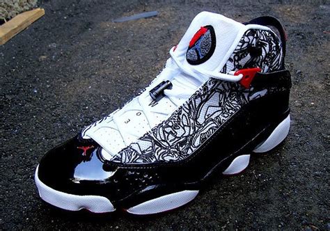 Air Jordan Six Rings LS - White - Black - Red - Laser - SneakerNews.com