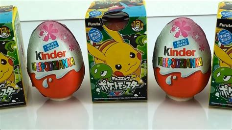 Pokemon Surprise Eggs Kinder Surprises Toys for Kids Fun Playing - YouTube