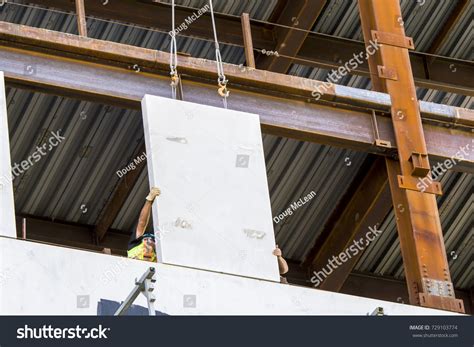 Installing Wall Panel On Exterior Building Stock Photo (Edit Now) 729103774