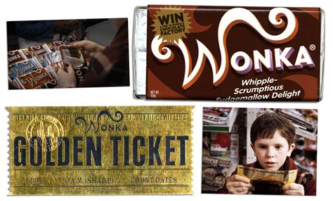 Lot Detail - Willy Wonka Prop Chocolate Bar & Golden Ticket! -- Used Onscreen in 2005's ...