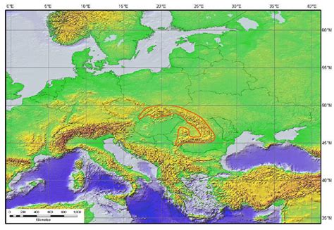 Carpathian Mountains Map Europe Zip Code Map - vrogue.co
