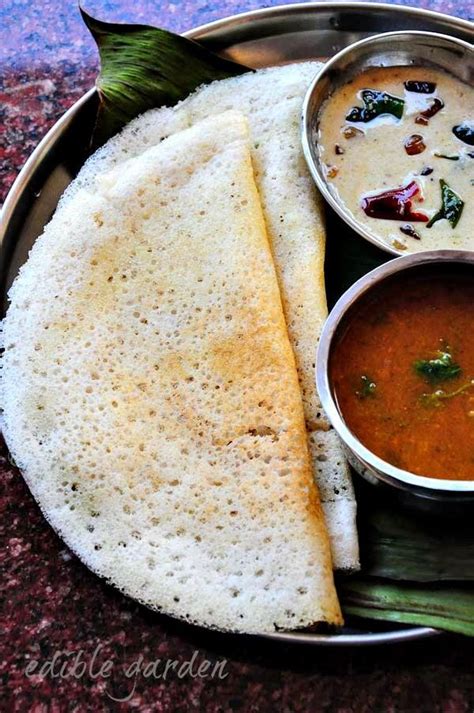 Plain Dosa Recipe - How to Make Dosa Batter at Home (Step by Step, Tips ...