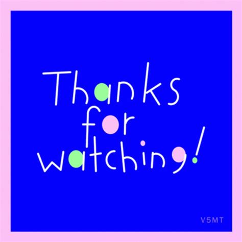 Thanks For Watching Graphic Design GIF | GIFDB.com