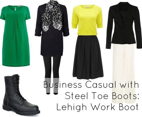 Business Casual with Steel Toe Boots - Wardrobe Oxygen