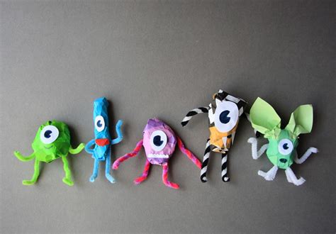 EASY KIDS CRAFT – DIY PAPER MONSTERS - LADYLAND