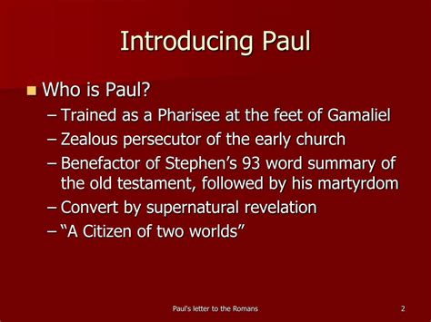 PPT - Paul’s letter to the Romans PowerPoint Presentation, free ...