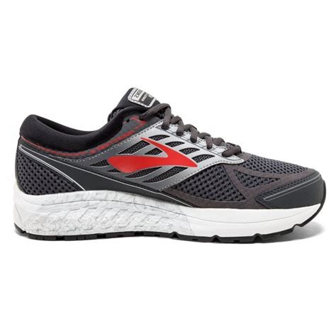 Addiction 13 Mens 4E (EXTRA WIDE) SUPPORT Road Running Shoes Ebony/Black/Red at NorthernRunner.com