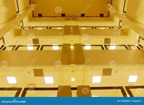 Interior View of University Building Stock Photo - Image of cafe, plan ...