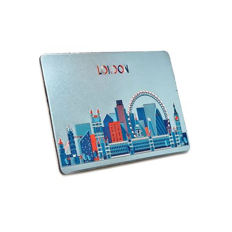 London Souvenir Fridge Magnet With British Skyline Metropolis - Etsy