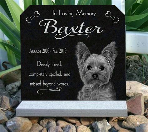 Canine Memorial Headstones at Nancy Kropp blog