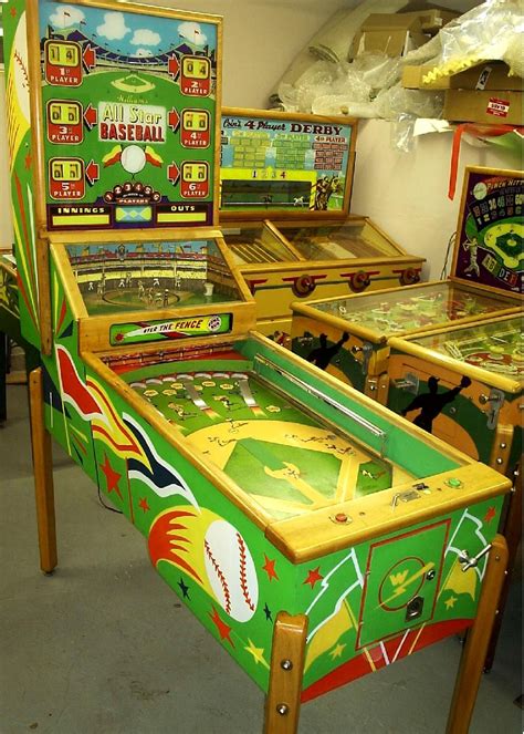 1954 Williams All Star Baseball Arcade Pinball Game