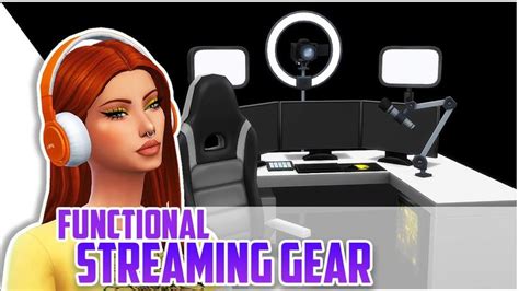 FUNCTIONAL STREAMING GEAR FOR YOUR SIMS 📷🎮 - The Sims 4 CC Showcase ...