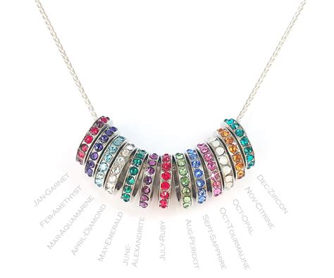 Interlocking 2 Birthstones Necklace – Ambrosia