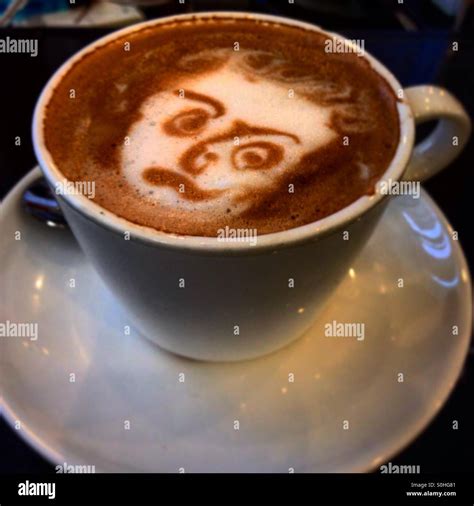 Funny coffee art Stock Photo - Alamy