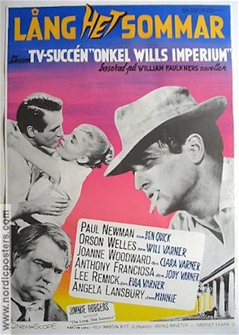 THE LONG HOT SUMMER Movie poster 1958 original NordicPosters