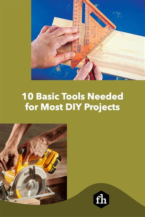 10 Basic Tools Needed for Most DIY Projects | Diy projects, Tool box ...