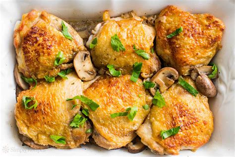 Recipe Alert: Chicken Thighs with Mushrooms and Shallots