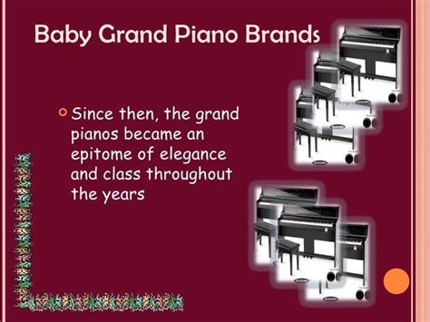 Popular baby grand piano brands