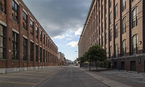 The long buildings of Mowat Avenue in Liberty Village. | vikpahwa.com