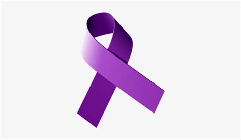 Purple Ribbon - Domestic Violence Ribbon Png - Free Transparent PNG Download - PNGkey