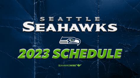 Seattle Seahawks: Full 2023 schedule revealed