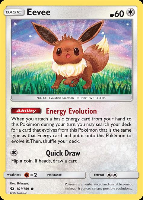 Eevee SUM 101 | Pokemon TCG POK Cards