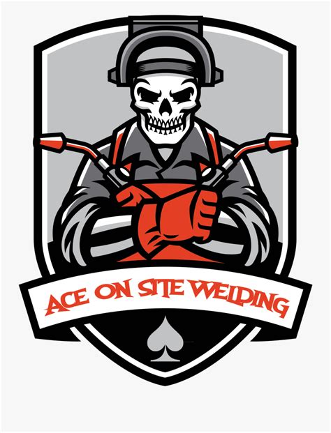 Ace One Site Welding Logo - Skull Welder , Free Transparent Clipart - ClipartKey