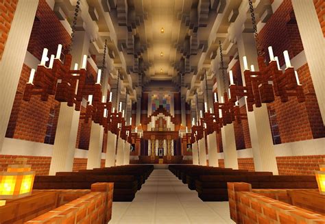 Cathedral interior I bulit : r/Minecraftbuilds